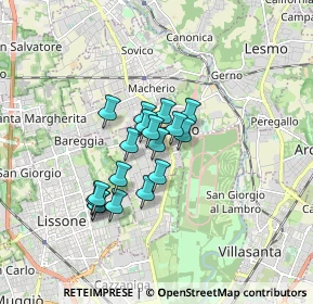 Mappa Scuole Medie, 20853 Biassono MB, Italia (1.17778)