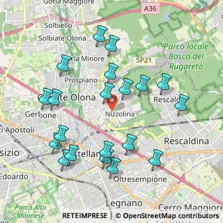 Mappa Via Arrigo Boito, 21050 Marnate VA, Italia (2.1035)