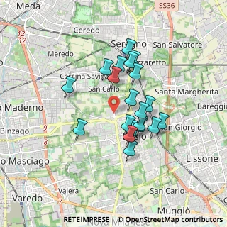 Mappa Via Giuseppe Mazzini, 20033 Desio MB, Italia (1.4)