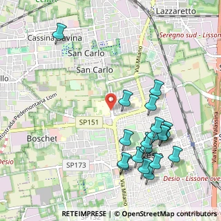 Mappa Via Giuseppe Mazzini, 20033 Desio MB, Italia (1.155)