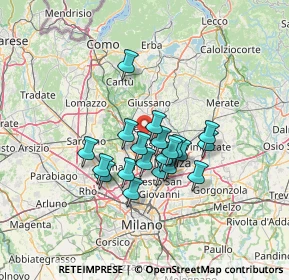 Mappa Via Giuseppe Mazzini, 20033 Desio MB, Italia (10.095)