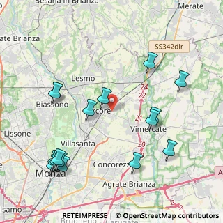 Mappa Via Guglielmo Oberdan, 20862 Arcore MB, Italia (4.84813)