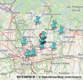 Mappa Via Montello, 20862 Arcore MB, Italia (9.56)