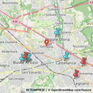 Mappa Piazza Pertini Sandro, 21057 Olgiate Olona VA, Italia (3.25909)