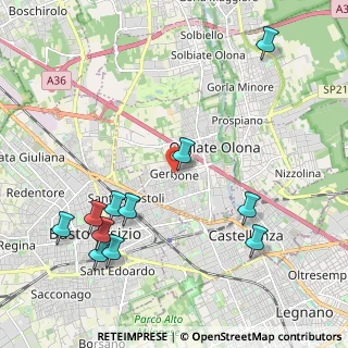 Mappa Piazza S. Pertini, 21057 Olgiate Olona VA, Italia (2.45182)