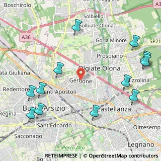 Mappa Piazza Pertini Sandro, 21057 Olgiate Olona VA, Italia (2.81692)