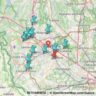 Mappa Via Salvo D'Acquisto, 21057 Olgiate Olona VA, Italia (7.08143)