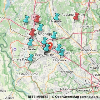 Mappa Piazza Pertini Sandro, 21057 Olgiate Olona VA, Italia (6.272)