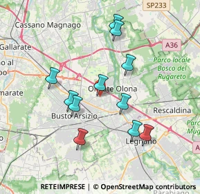Mappa Piazza Pertini Sandro, 21057 Olgiate Olona VA, Italia (3.37909)