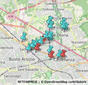 Mappa Piazza Pertini Sandro, 21057 Olgiate Olona VA, Italia (1.339)