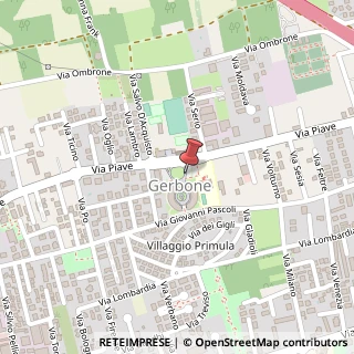 Mappa Via Piave, 63, 21057 Olgiate Olona, Varese (Lombardia)