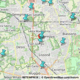 Mappa Via Niccolò Machiavelli, 20851 Lissone MB, Italia (2.89455)