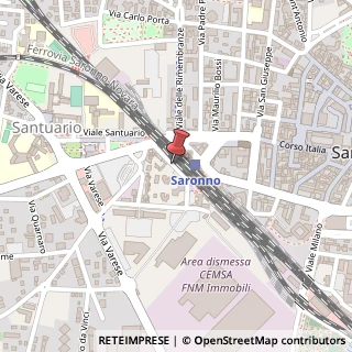 Mappa Via Bernardino Luini,  21, 21047 Saronno, Varese (Lombardia)