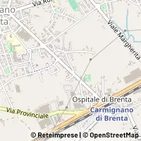 Карта Carmignano di Brenta