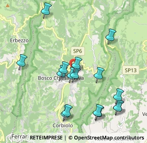 Mappa 37021 Bosco Chiesanuova VR, Italia (2.055)