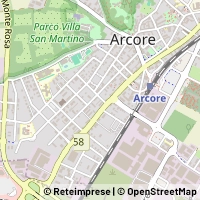 Hartă Arcore