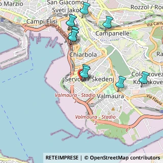 Mappa Via di Servola, 34146 Trieste TS, Italia (1.04545)