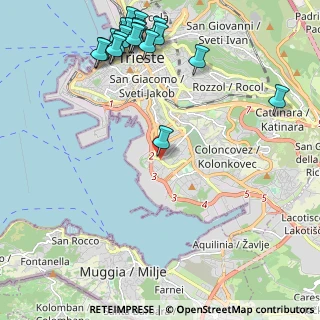 Mappa Via di Servola, 34146 Trieste TS, Italia (2.8325)