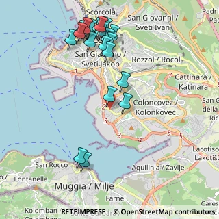 Mappa Via di Servola, 34146 Trieste TS, Italia (2.2695)