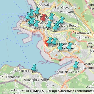 Mappa Via di Servola, 34146 Trieste TS, Italia (2.08895)