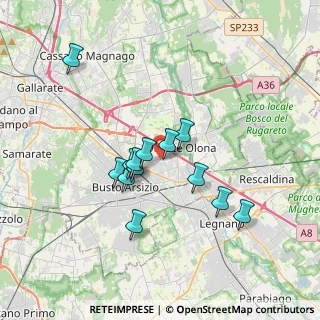 Mappa Via Toce, 21057 Olgiate Olona VA, Italia (2.90308)