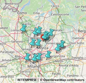 Mappa Via Papa Giovanni XXIII, 20853 Biassono MB, Italia (10.0525)