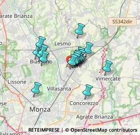 Mappa Viale S. Martino, 20862 Arcore MB, Italia (2.20895)