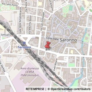 Mappa Via Molino,  4, 21047 Saronno, Varese (Lombardia)