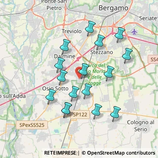 Mappa Via Don Giuseppe Zamboni, 24040 Levate BG, Italia (3.70313)