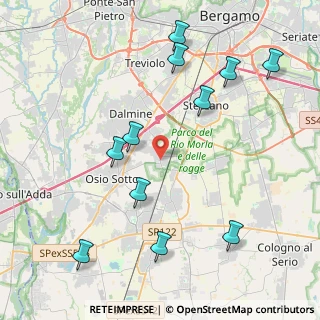 Mappa Via Don Giuseppe Zamboni, 24040 Levate BG, Italia (4.73636)