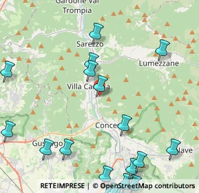Mappa Via Borgo, 25069 Villa Carcina BS, Italia (6.1155)