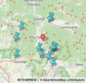 Mappa Via Borgo, 25069 Villa Carcina BS, Italia (3.665)