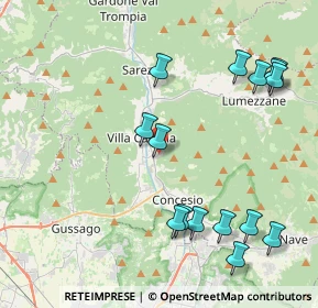 Mappa Via Borgo, 25069 Villa Carcina BS, Italia (4.78067)