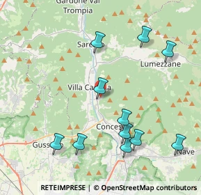 Mappa Via Borgo, 25069 Villa Carcina BS, Italia (4.44)