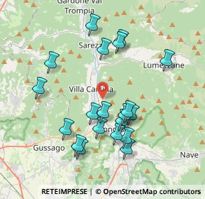 Mappa Via Borgo, 25069 Villa Carcina BS, Italia (3.686)