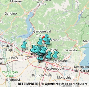 Mappa Via Borgo, 25069 Villa Carcina BS, Italia (10.3805)