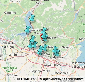 Mappa Via Borgo, 25069 Villa Carcina BS, Italia (9.66077)