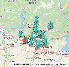 Mappa Via Borgo, 25069 Villa Carcina BS, Italia (9.8535)