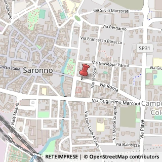 Mappa Via Roma, 35, 21047 Saronno, Varese (Lombardia)