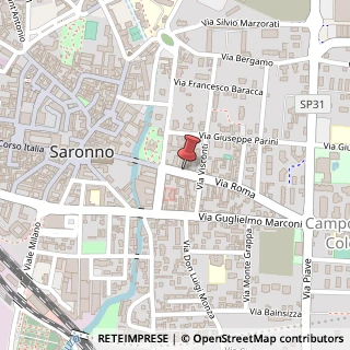 Mappa Via Roma, 28, 21047 Saronno, Varese (Lombardia)