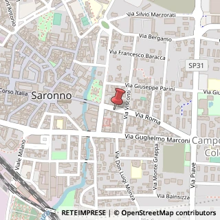 Mappa Via Roma, 39, 21047 Saronno, Varese (Lombardia)