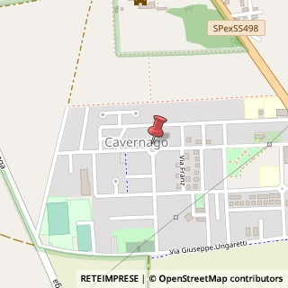 Mappa Piazza salvo d'acquisto 8, 24050 Cavernago, Bergamo (Lombardia)