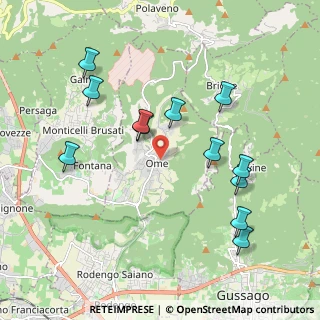 Mappa Via Giuseppe Verdi, 25050 Ome BS, Italia (2.02417)