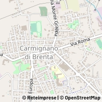 Mapa Carmignano di Brenta