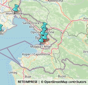 Mappa Via Pietraferrata, 34147 Trieste TS, Italia (21.60818)