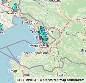 Mappa Via Pietraferrata, 34147 Trieste TS, Italia (18.80077)