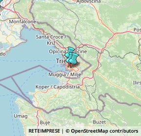 Mappa Via Pietraferrata, 34147 Trieste TS, Italia (46.88667)