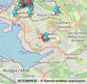 Mappa Via Pietraferrata, 34147 Trieste TS, Italia (3.16615)
