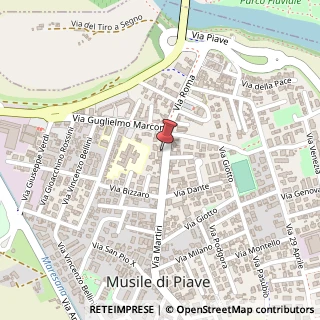 Mappa Via Martiri, 14/b, 30024 Musile di Piave, Venezia (Veneto)