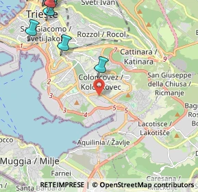 Mappa 34148 Trieste TS, Italia (3.675)